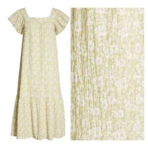 NWT Rails Skylar smocked midi dress S